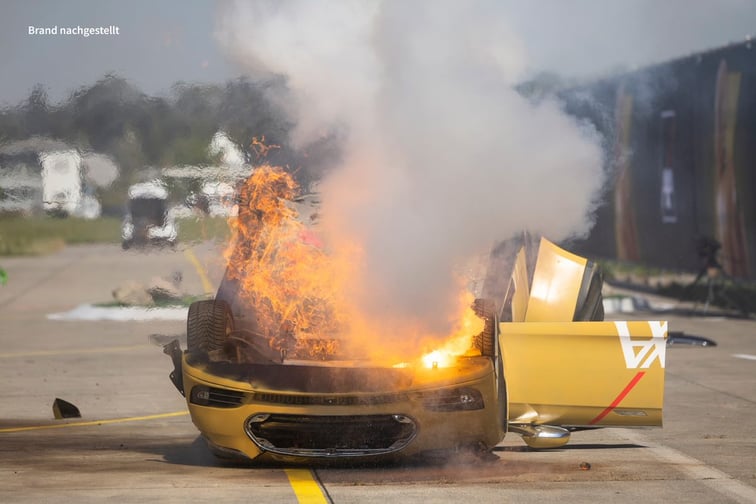 Disbelief as AXA stages fake Tesla battery fire